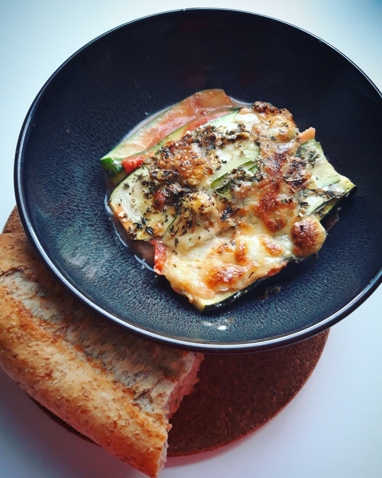Courgette lasagne met zalm