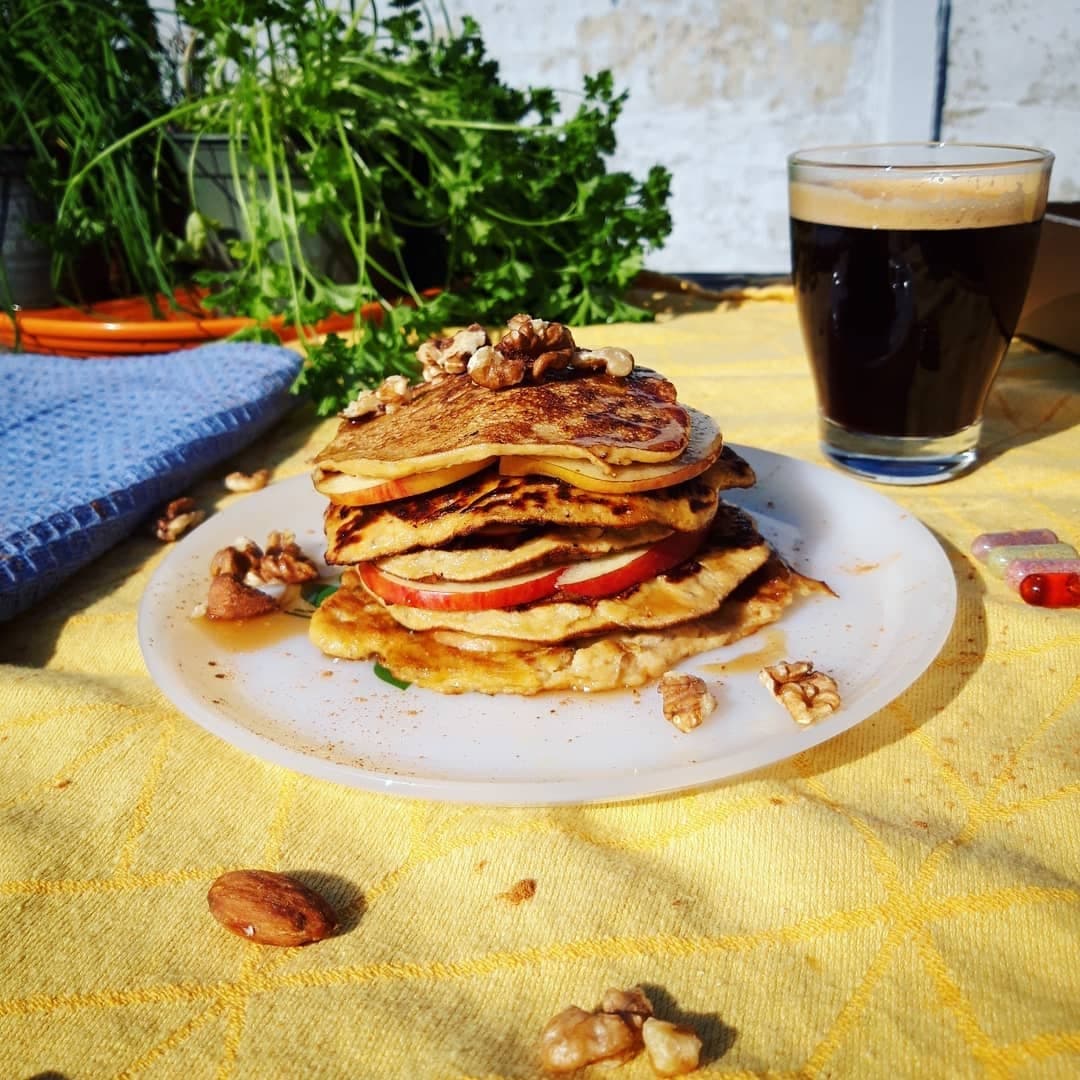 Bananen pannenkoekjes met appel
