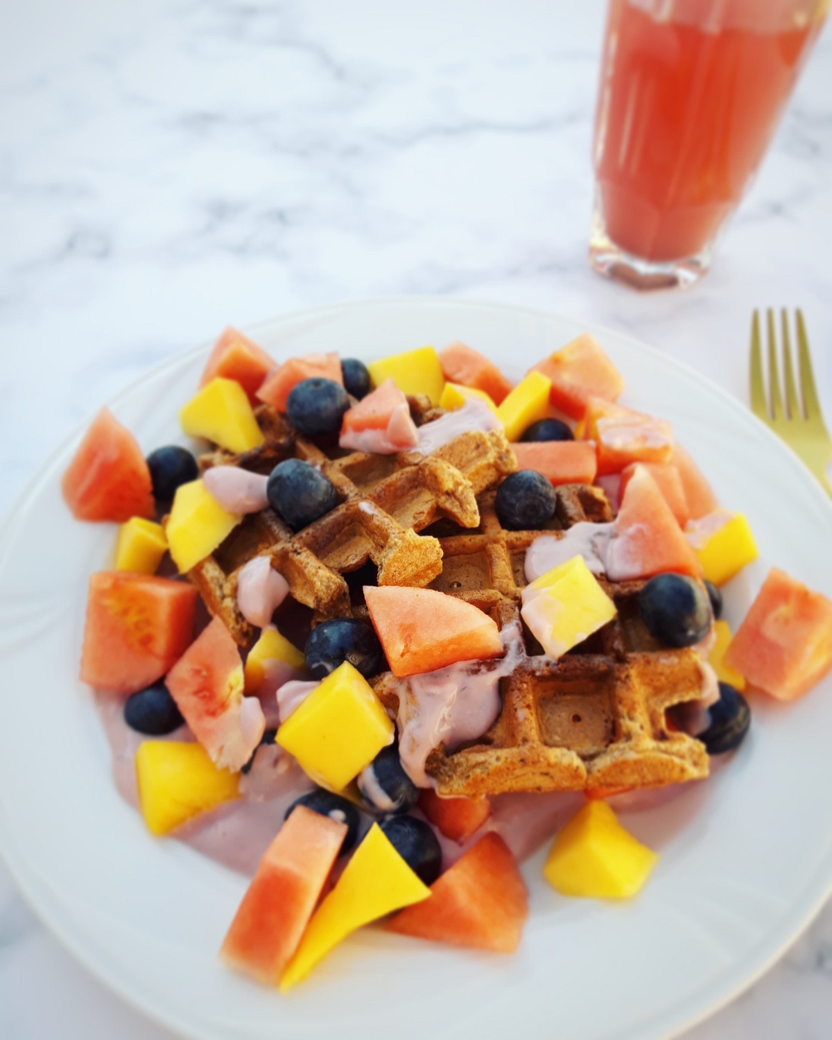 Plantaardige appelmoes wafeltjes