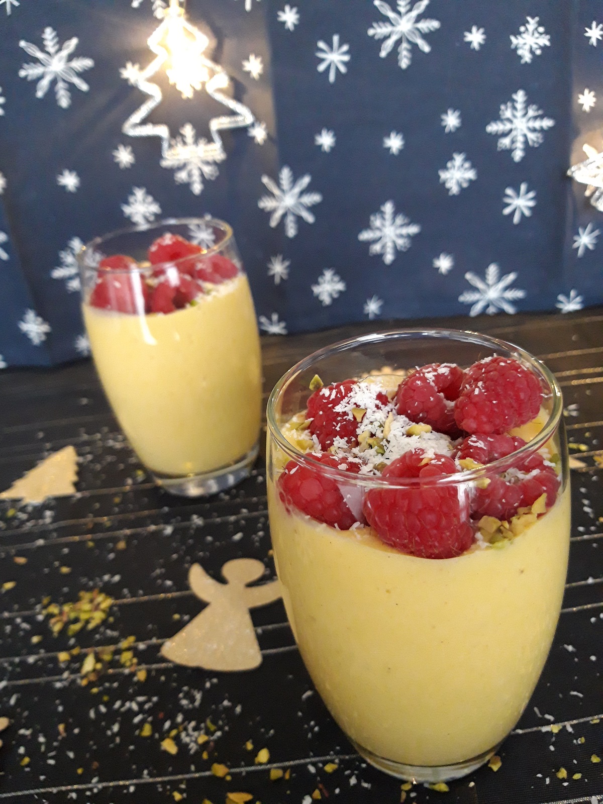 Kruidige mango mousse
