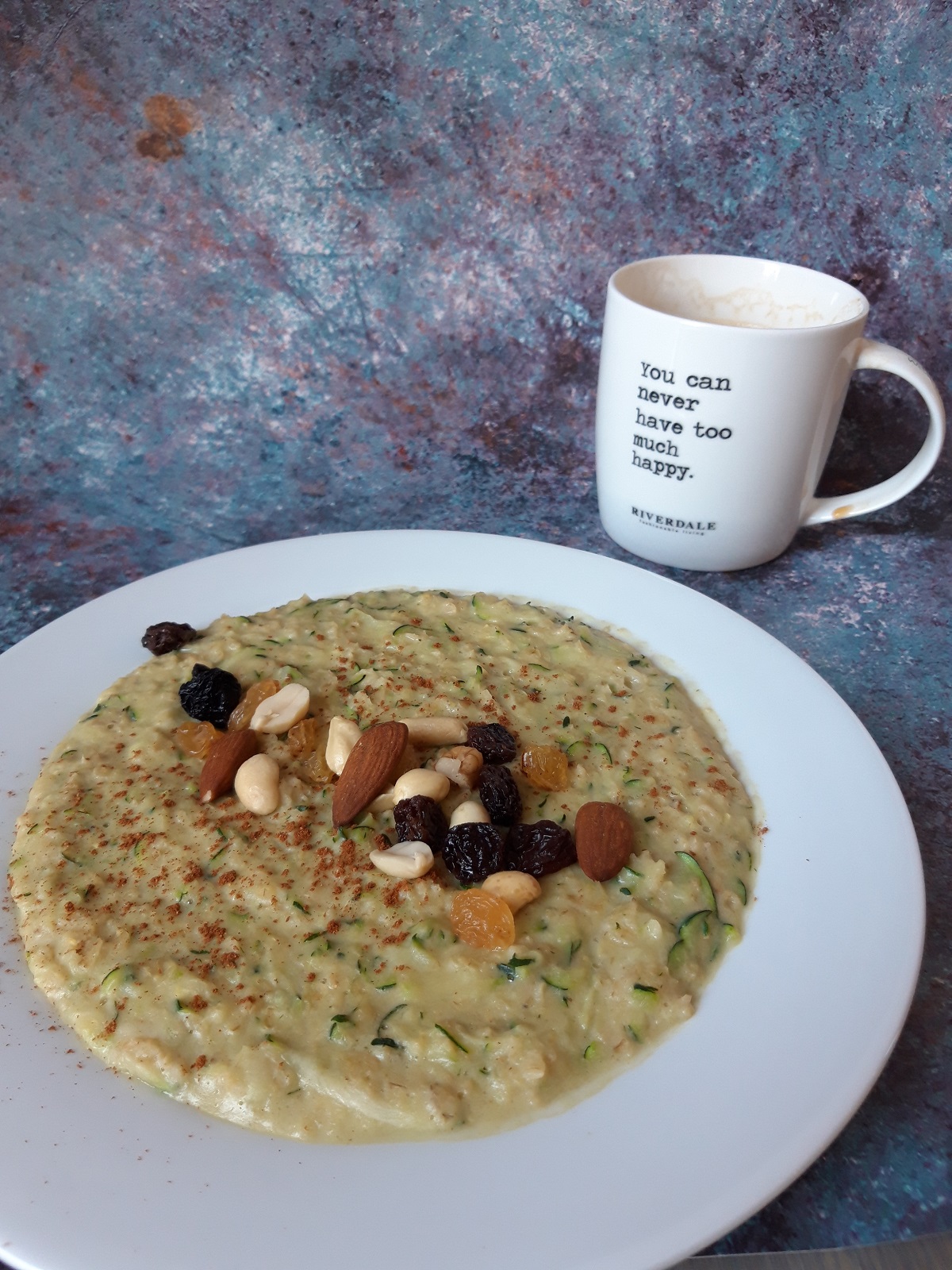 Havermout met courgette