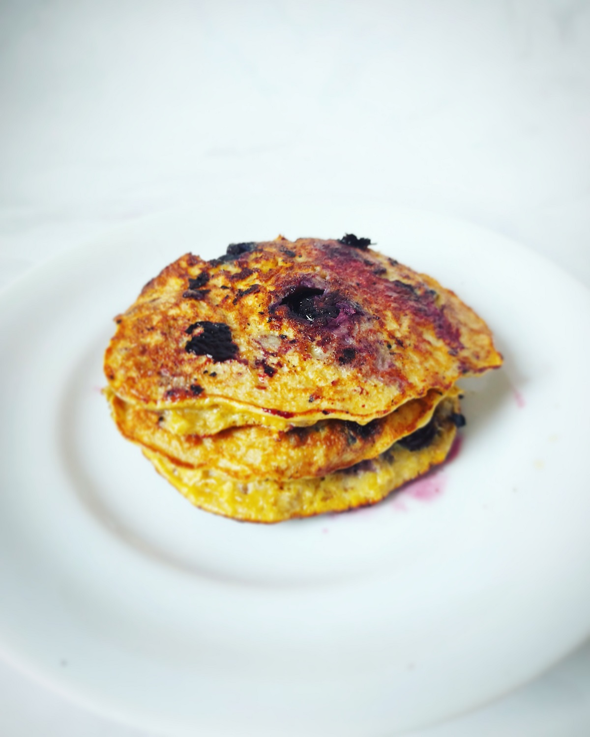 Pannenkoekjes met blauwe bessen