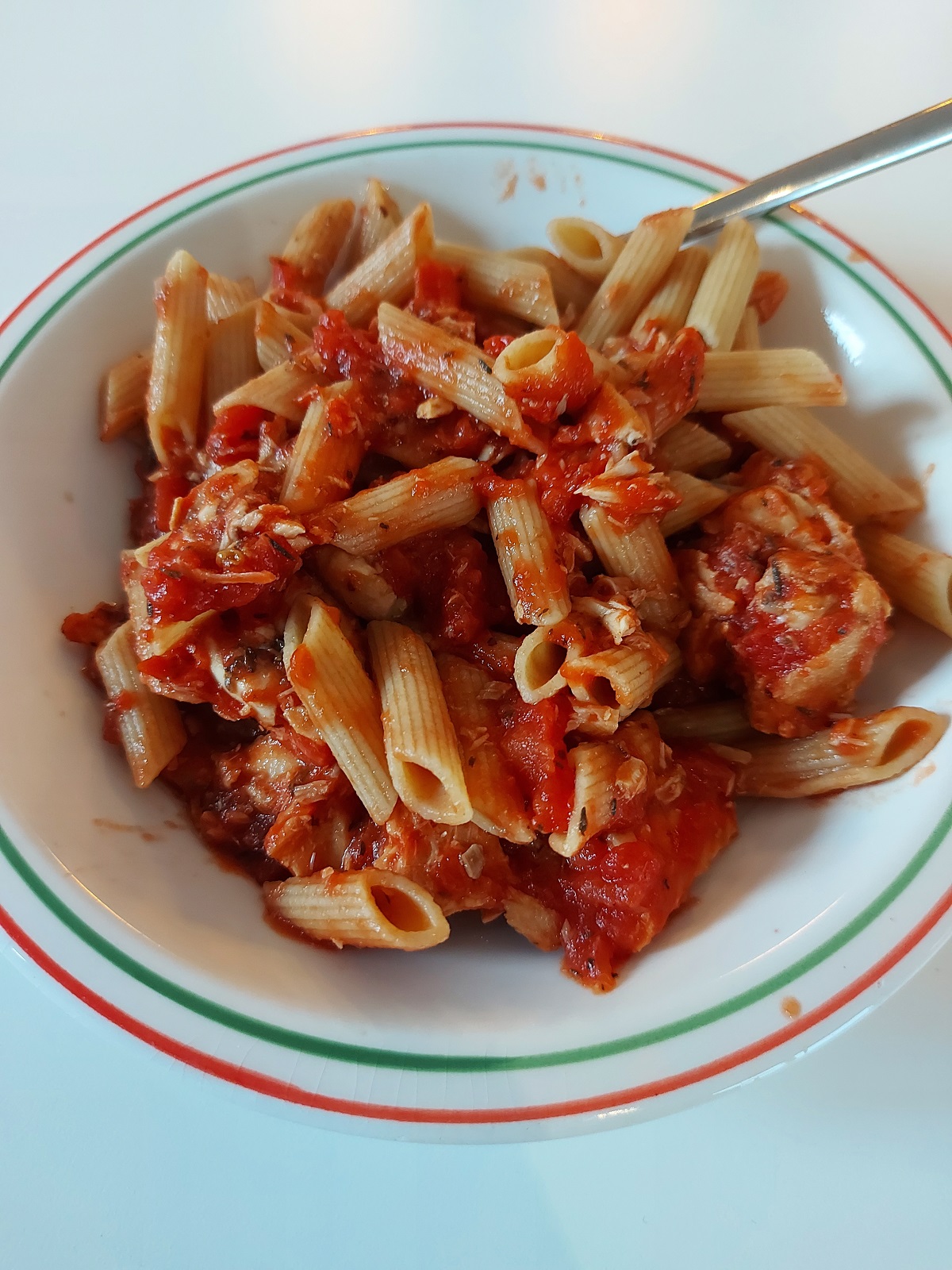 Supersnelle pasta met zalm