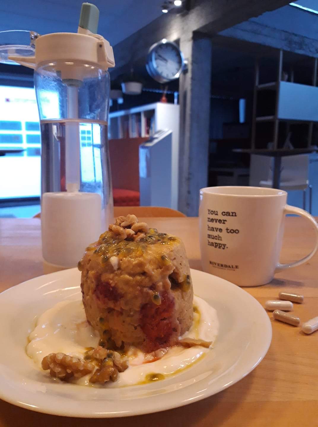 Mugcake met frambozen