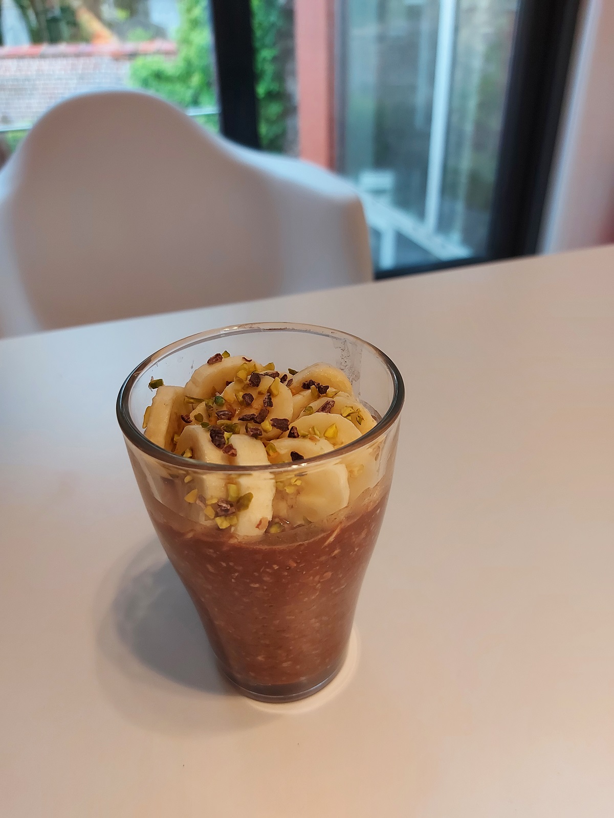 Chocokoffie overnight oats