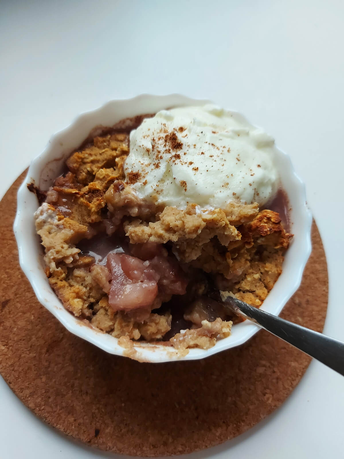 Stoofpeertjes crumble