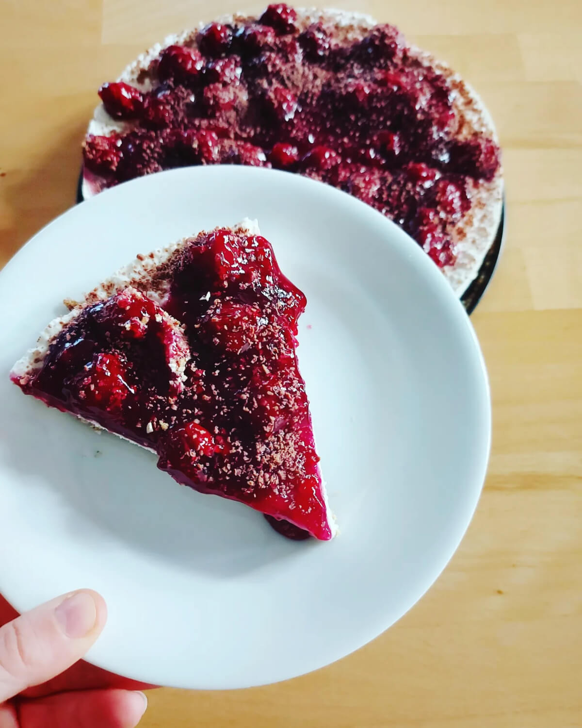 Kersen cheesecake