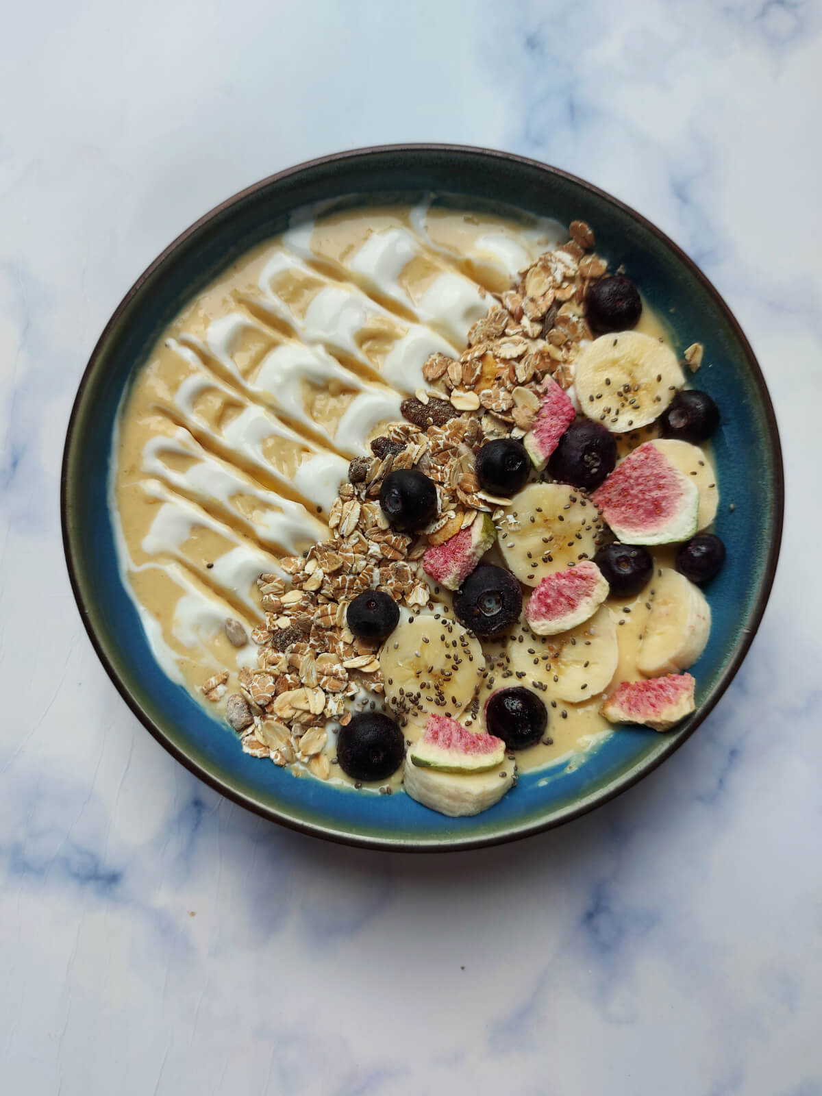 Frozen smoothiebowl basis