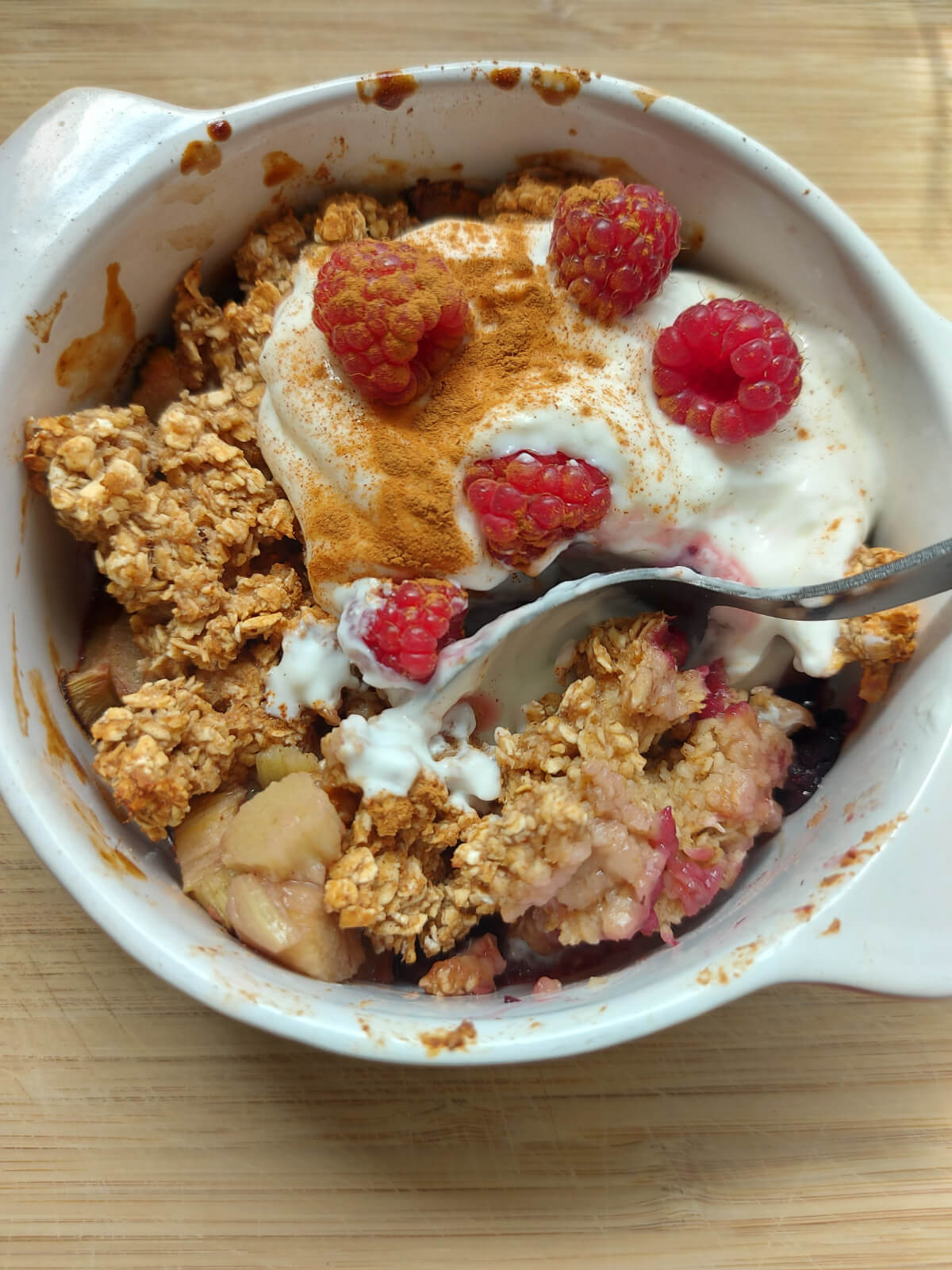Rabarber crumble