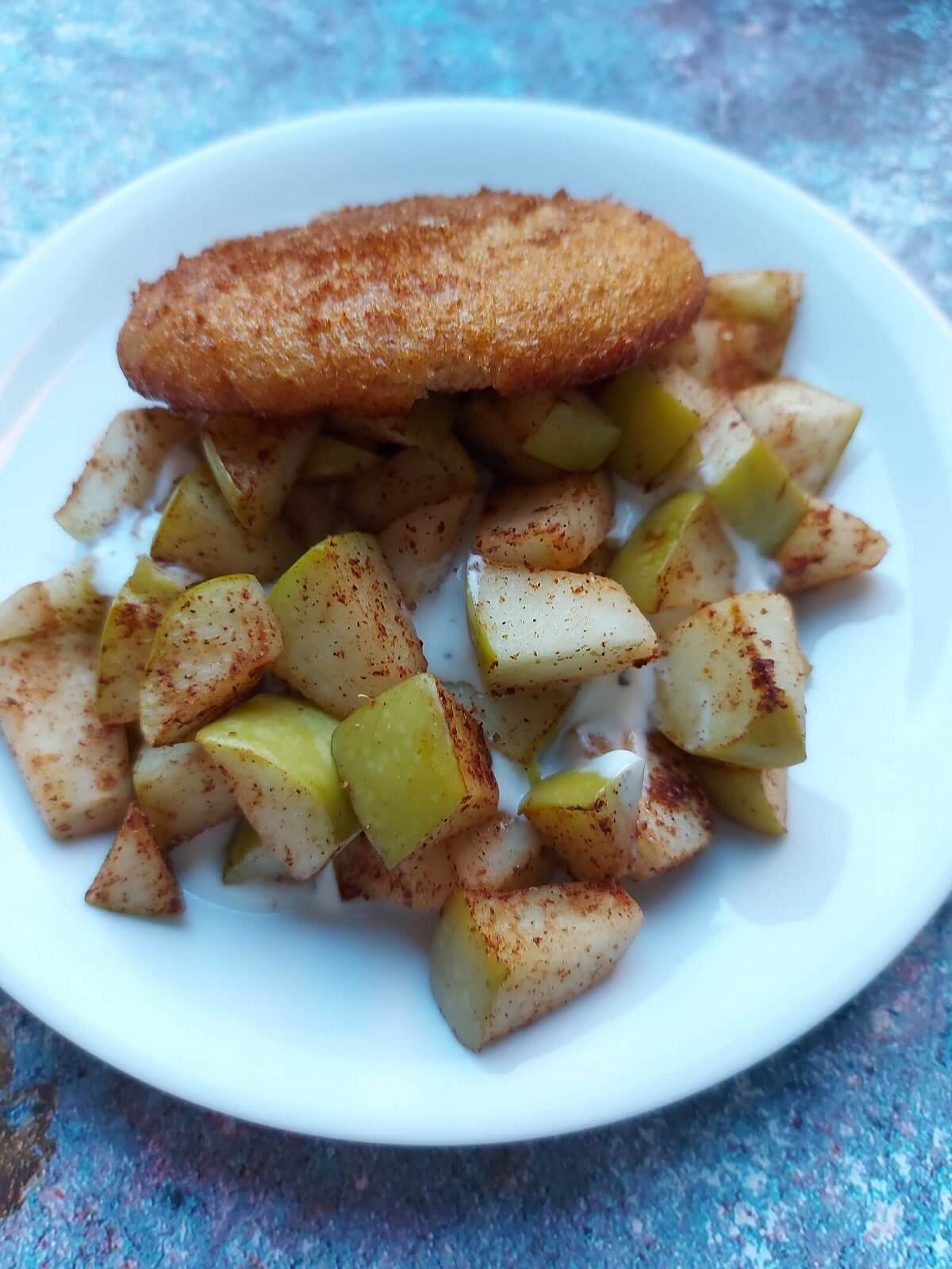 Eierkoek ontbijtje appel - kwark