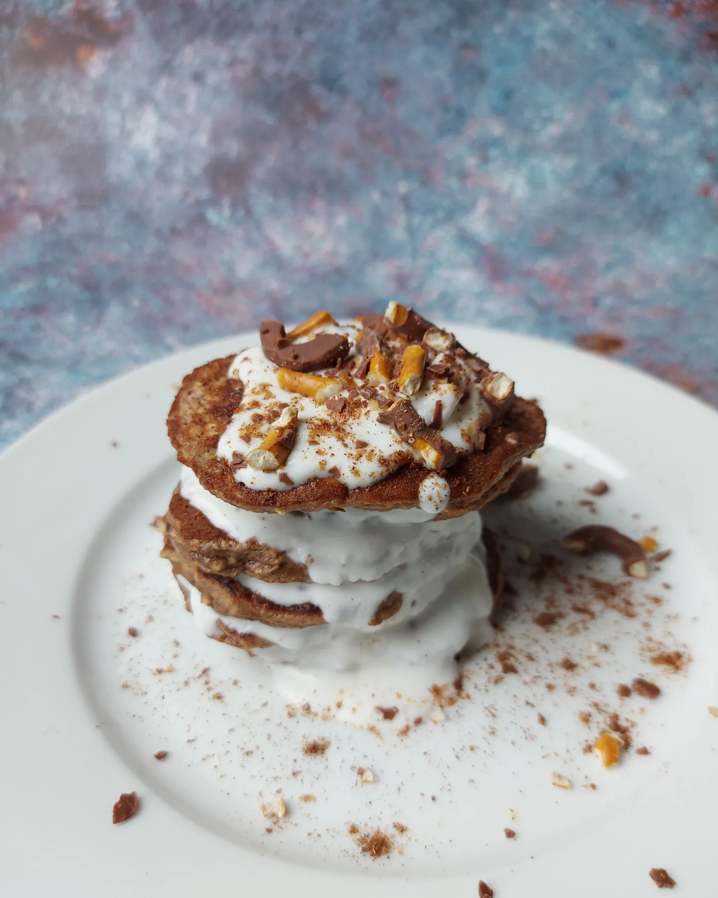 chocolade banana pancakes
